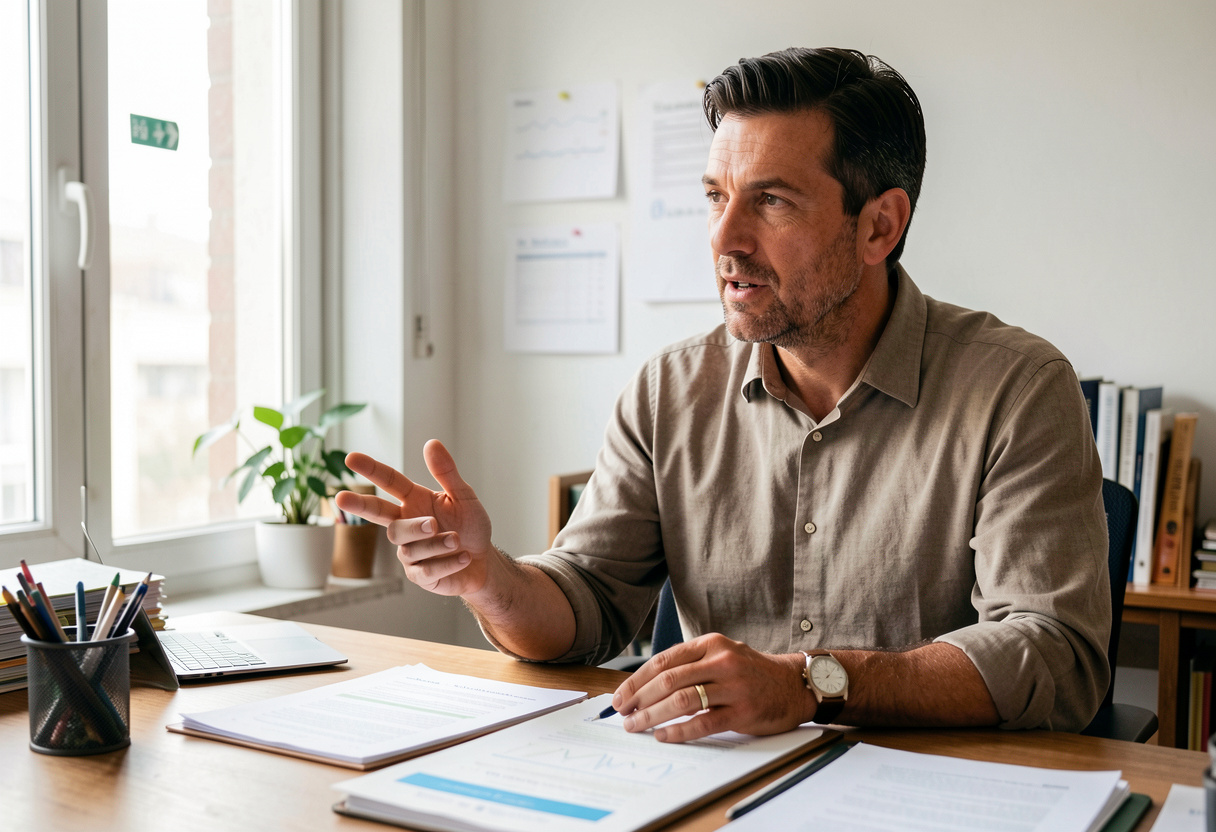 Un profesional está revisando la experiencia laboral para detectar errores comunes en un CV antes de los procesos de selección.